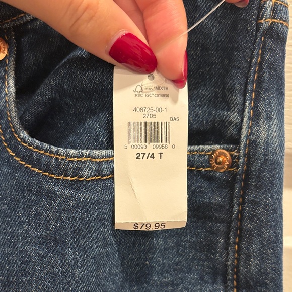 GAP High Rise, Wide Leg Stride Denim Jeans - Picture 5 of 5